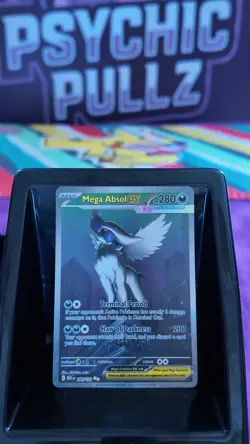 Pokemon TCG - Mega Absol EX - SIR 180/132 - Mega Evolution - NM/M: Pack fresh - Image 1