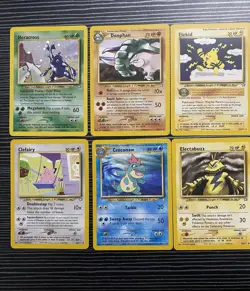 Pokemon TCG Neo Genesis Unlimited 70 Card Lot LP-HP See Photos ✨Heracross Holo✨ - Image 2