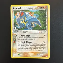 Pokemon Card - Armaldo (Delta Species) Holon Phantoms 1/110 Holo Rare - Image 1