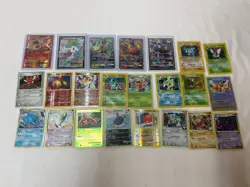 Vintage Pokemon Cards Lot of 23 cards DAMAGED - Image 1
