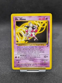 Mr. Mime 27/130 Base Set 2 Pokemon Card WOTC LP-NM - Image 1