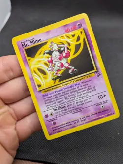Mr. Mime 27/130 Base Set 2 Pokemon Card WOTC LP-NM - Image 2
