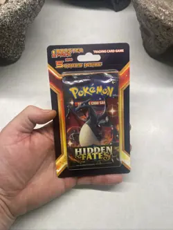 Pokemon Sun & Moon Hidden Fates Blister Pack Charizard 1 Booster + Five Cards A - Image 5