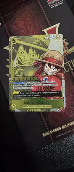 Monkey.D.Luffy (Winner Pack 2026 Vol. 2) P-106 One Piece Promotion Cards Foil - Image 4