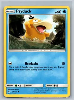 Psyduck 26/181 Common Team Up Pokemon Card Near Mint - Image 1
