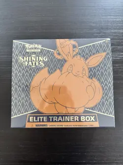 Pokemon TCG Shining Fates Elite Trainer Box ETB Factory Sealed - Image 1