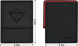 ZLCA Card Deck Box Fits Yugioh TCG, Card Storage Box with Dividers Holds 100+ Sl - Image 5