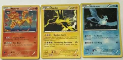 Pokemon Card Cosmo Holo Articuno 27/99,Zapdos 41/99,Moltres 14/99 Next Destinies - Image 1