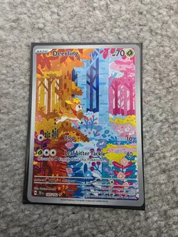 Pokemon TCG Deerling 165/162 IR Scarlet Violet Temporal Forces - Image 1