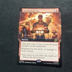 Blasphemous Act (Extended Art) Commander: Marvel Super Heroes Regular - Image 1