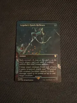 Legolas's Quick Reflexes (Borderless FOIL) MTG Commander: the Lord of the Rings - Image 1