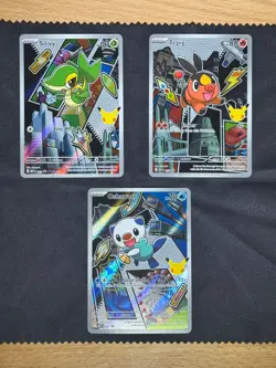 Pokemon First Partner Series 2 Oshawott Snivy Tepig - Image 1