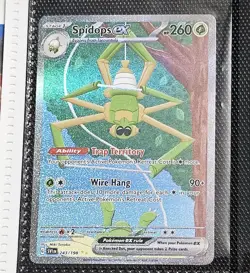 Pokemon Cards Spidops ex 243/198 Scarlet & Violet Special Illustration Rare NM - Image 1