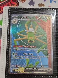Pokemon Cards Spidops ex 243/198 Scarlet & Violet Special Illustration Rare NM - Image 3