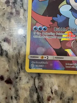 Pokemon TCG Piplup 239/236 Cosmic Eclipse Secret Rare Full Art Holo ENG 2019 - Image 5