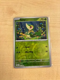 001/086 Snivy : (Reverse Holo) Card : SV-10.5 Black Bolt : Pokemon TCG - Image 1
