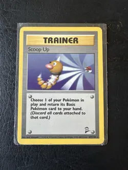 Scoop Up 107/130 - Pokemon Base Set 2 Regular Rare WOTC Vintage - Image 1