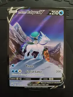 Pokemon TCG Ice Rider Calyrex V Sword & Shield - Astral Radiance TG14/TG30 Holo - Image 1