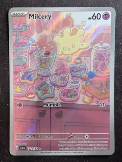 Milcery - 152/142 - Illustration Rare - Stellar Crown (Pokemon) - Image 1
