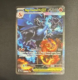 The Pokemon Company Mega Charizard X EX 125/094 Me02 Holo English HP 360 - Image 1