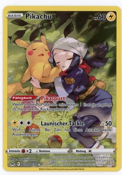 Pikachu TG05/TG30 Verlorener Ursprung Trainer Gallery Deutsch Pokemon Karte DE - Image 1