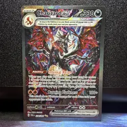 Pokemon Charizard ex 234/091 SV Paldean Fates SIR Full Art Holo 330HP EN - Image 1