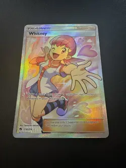 POKEMON TCG WHITNEY 214/214 S&M LOST THUNDER FULL ART UR!! - Image 1