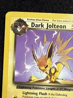 Pokemon TCG Team Rocket Dark Jolteon 38/82 Uncommon Regular Unlimited 2000 - Image 3