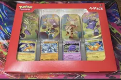 Pokemon TCG - Scarlet & Violet 151 Mini Tin 4-Pack Sam’s Club New/Sealed - Image 2