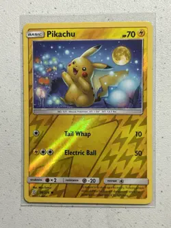Pikachu Unified Minds Common Reverse Holo 56/236 Pokemon TCG - Image 1