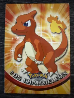 Pokemon Topps Charmeleon #05 Heavy Play - Image 1