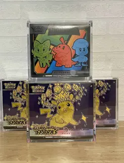 5 X Defected Pokemon ETB Acrylic Case 8mm For Elite Trainer Box Display Case UV - Image 3