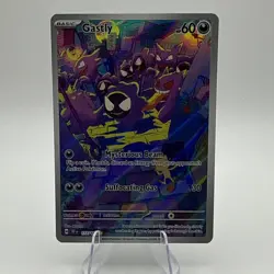 Pokemon Gastly 177/162 SV05 Temporal Forces Illustration Rare Holo Full Art Eng - Image 1
