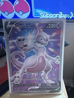 Mewtwo V Swsh229 Swsh: Sword & Shield Promo Cards Holo - Image 1