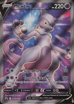 Mewtwo V Holo Promo SWSH: Sword & Shield Promo Cards SWSH229 NM - Image 1