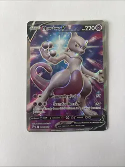 Mewtwo V Swsh229 Swsh: Sword & Shield Promo Cards Holo - Image 1