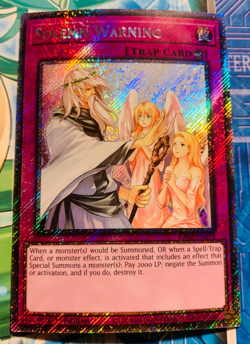 Solemn Warning - Platinum Secret Rare - Yugioh - Image 1