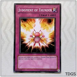 Judgment of Thunder - TDGS-EN077 - Common Unlimited Yugioh - Image 1