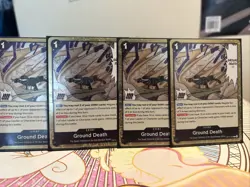One Piece TCG Ground Death Rare (x4) OP14-096 Playset English/Near Mint - Image 1