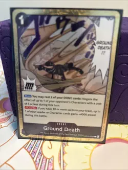 One Piece TCG Ground Death Rare (x4) OP14-096 Playset English/Near Mint - Image 3