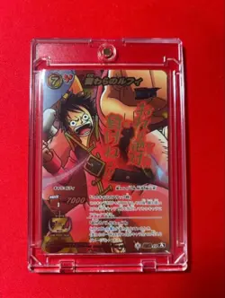 Miracle Battle Carddass One Piece Straw Hat Luffy Super Omega Rare Jump Festa - Image 4