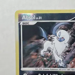 Pokemon TCG Secret Wonders ABSOL Reverse Holo Rare 21/132 LP Card 2007 - Image 2