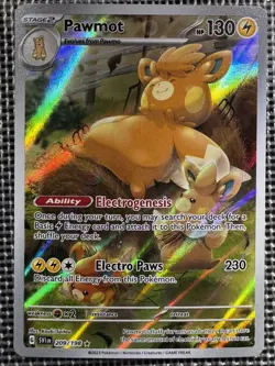 Pawmot Scarlet & Violet 209/198 Pokemon Card - Image 1