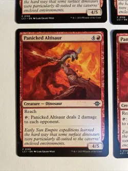 4x Mtg Lost Caverns Of Ixalan Panicked Altisaur NM/M Magic The Gathering - Image 2