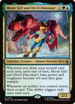 Moon Girl and Devil Dinosaur [Marvel Super Heroes] Foil Near Mint - Image 1