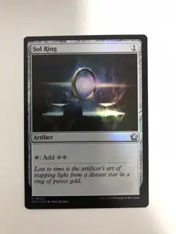 Sol Ring Foil MTG Magic the Gathering Card NM Near Mint FDC - Image 1