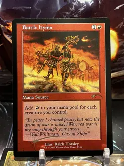 Battle Hymn✨FOIL✨ [Secret Lair Back In My Day] MTG - Image 1