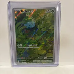 Pokemon Bulbasaur Illustration Rare SV 151 166/165 - Image 1