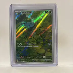Pokemon Bulbasaur Illustration Rare SV 151 166/165 - Image 2
