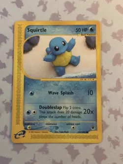 Squirtle 131/165 Expedition Base Set Non Holo E-reader WoTC Pokemon 2002 NM/EX - Image 1